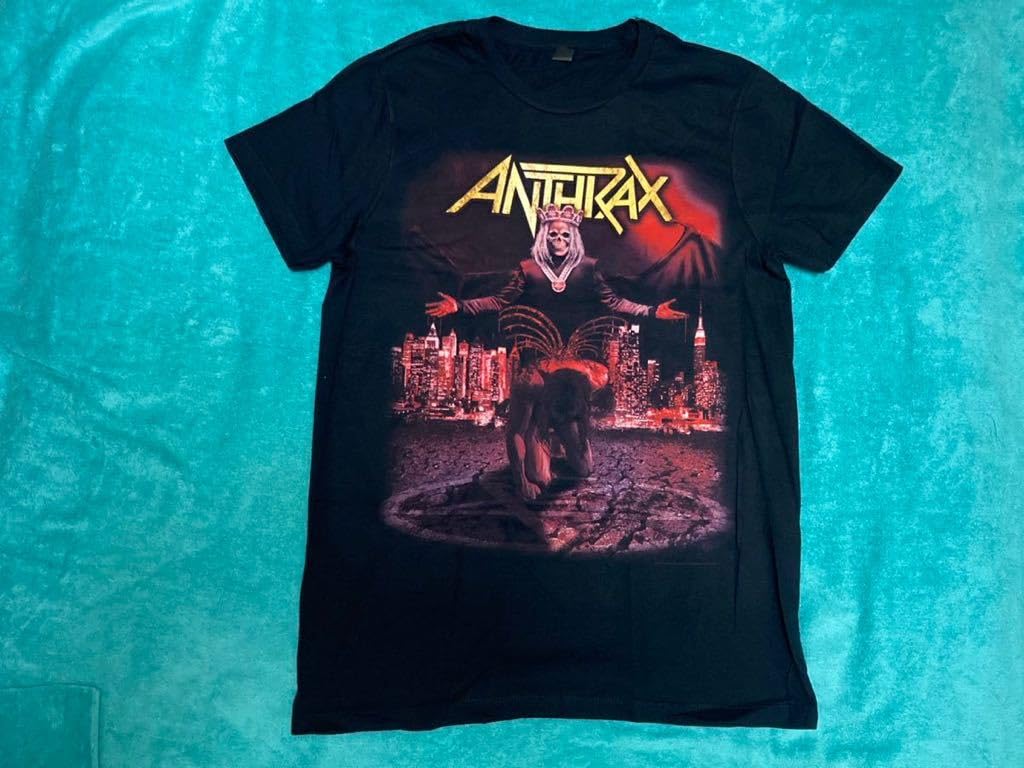 Amazon.co.jp: ANTHRAX アンスラックス Tシャツ M バンドT ロックT